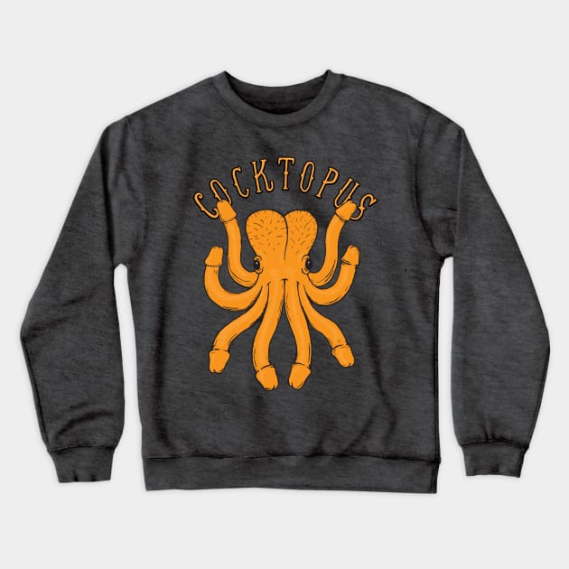 Cocktopus Crewneck Sweatshirt by tenaciousva